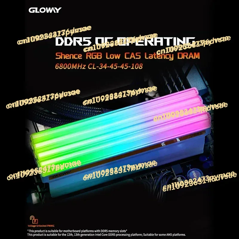 NOVO GLOWAY DDR5 32G RAM (16Gx - Ddr5 Rgb Ram avaliação e preço