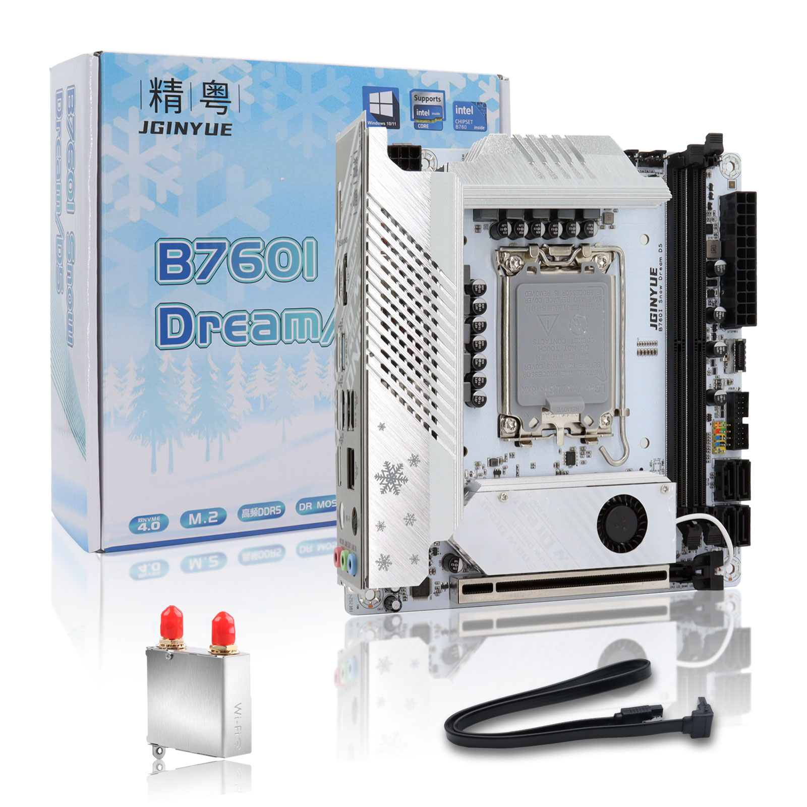 JGINYUE B760i ddr5 mini itx pl - Ddr5 64Gb avaliação e preço