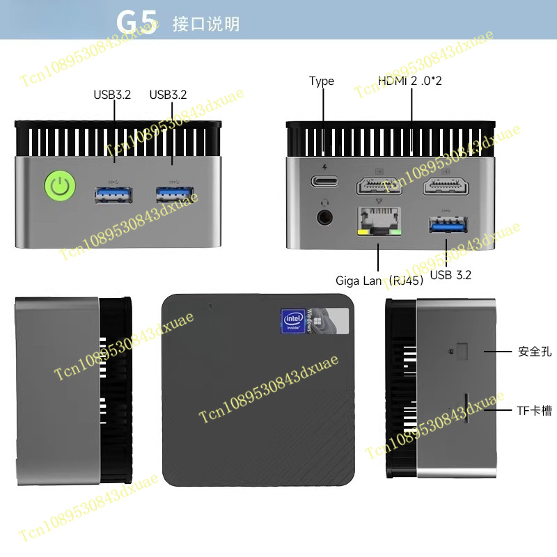G5 Alder Lake N97 MINI PC Wind - Ddr5 4800Mhz avaliação e preço