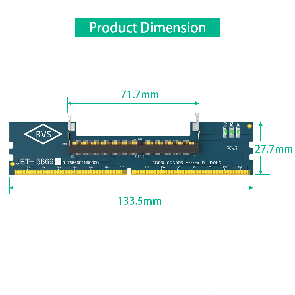 2 Peças Adaptador de Memória p - Ddr5 Laptop Ram avaliação e preço