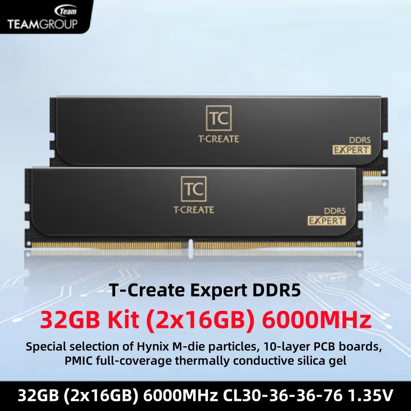TEAMGROUP T-Create Expert CL30 - Ddr5 6000Mhz avaliação e preço