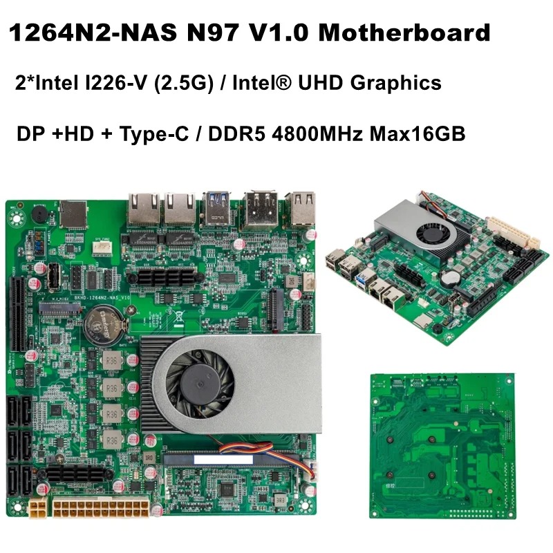 Placa-Mãe 2*Intel I226 V 2.5G  - Ddr5 4800Mhz avaliação e preço