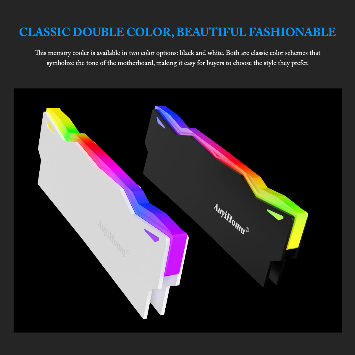 AuyiHomu Dissipador de Calor R - Ddr5 Rgb Ram avaliação e preço