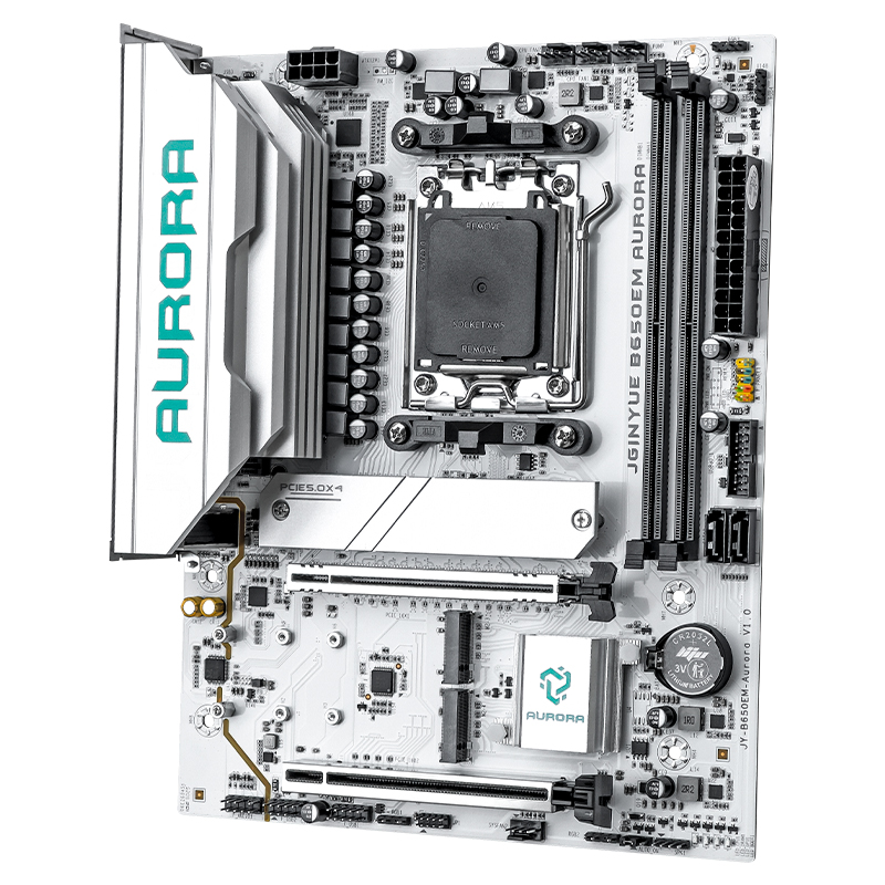 JGINYUE B650M AURORA Nova plac - Ddr5 Rgb Ram avaliação e preço