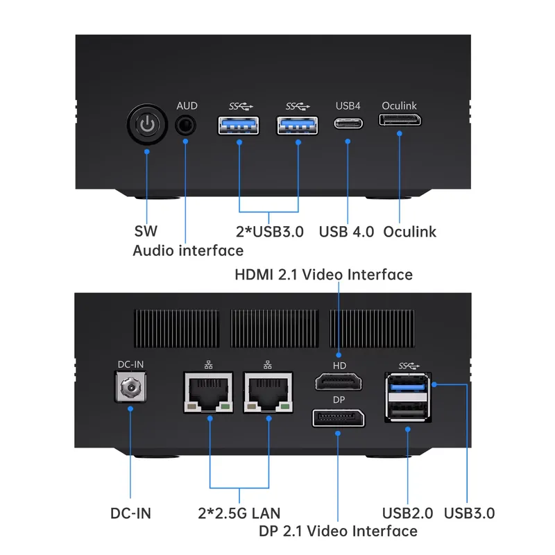 Mini PC AI AMD Ryzen AI 9 HX 3 - Ddr5 64Gb avaliação e preço